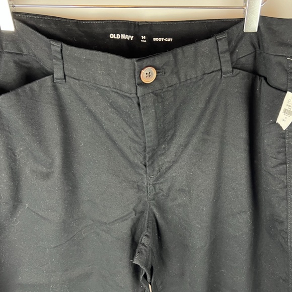 NWT Old Navy Mid-Rise Boot-Cut Khakis for Women (14 tall) - Picture 4 of 15